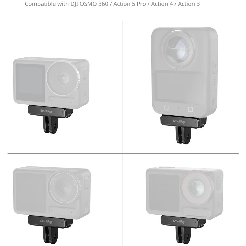 SmallRig 5813 Quick Release Mount adapter for DJI Osmo 360 / Action 5 Pro / 4 / 3