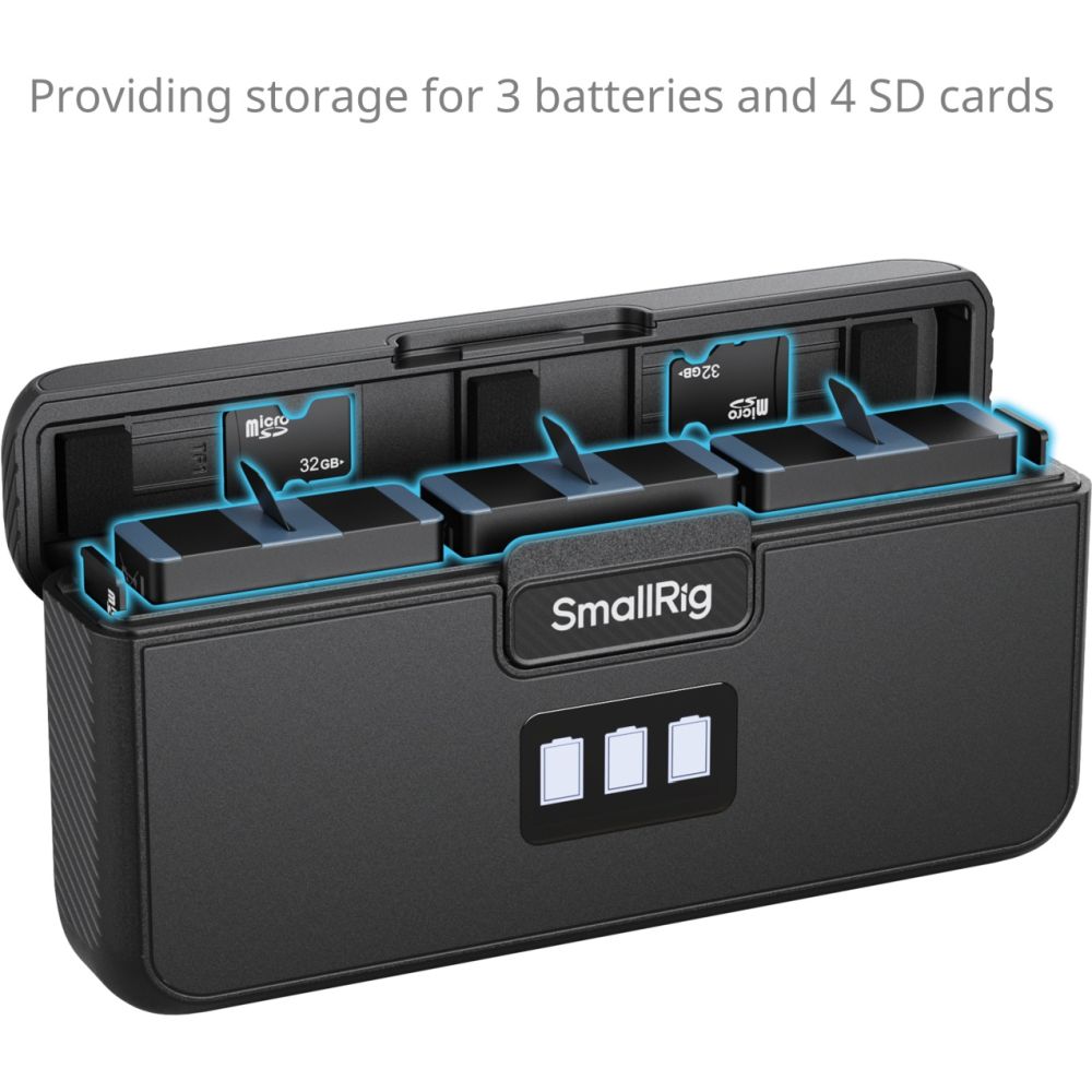 SmallRig 5418 Camera Battery Charger for GoPro 9/10/11/12