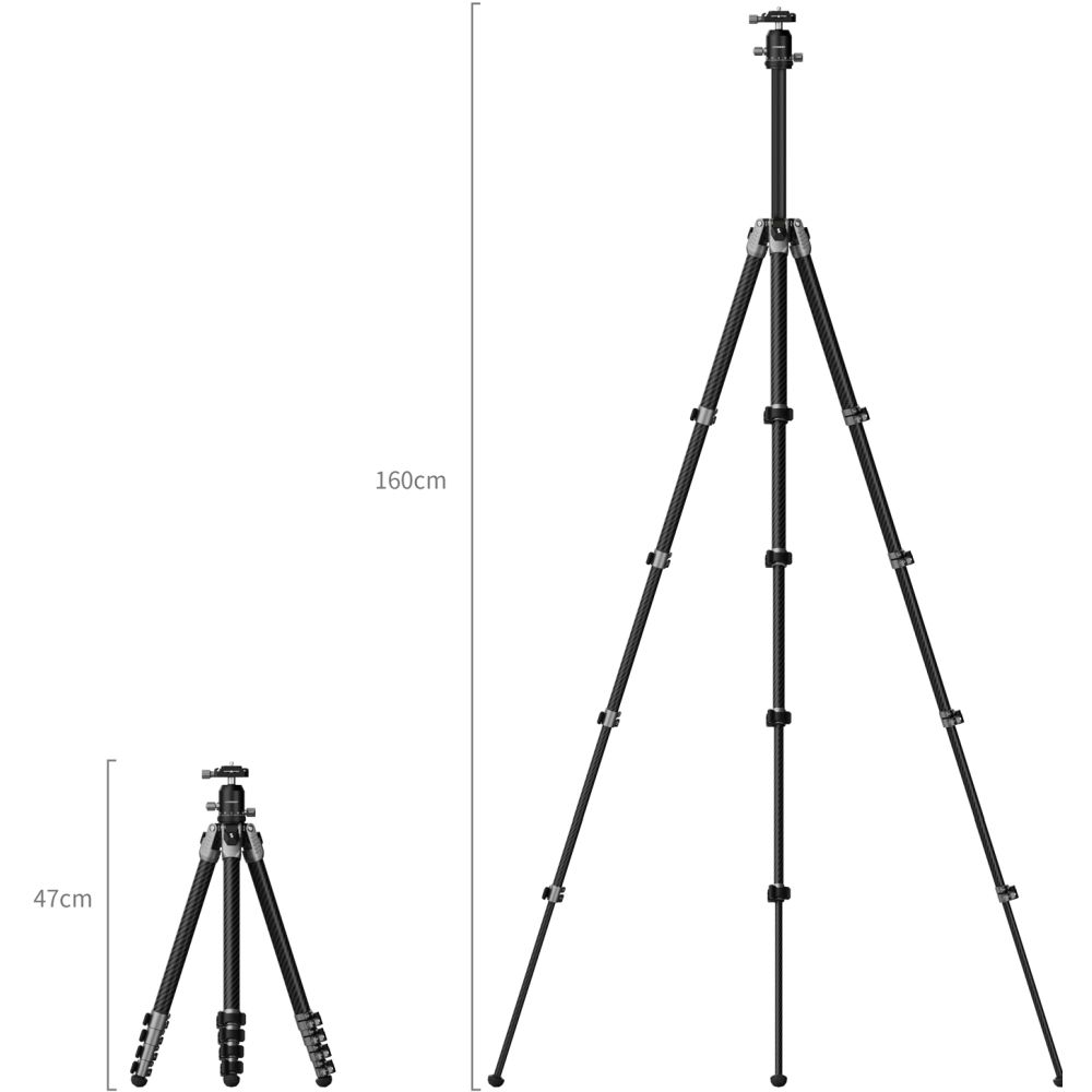 SmallRig 5478 Portable Photo Carbon Fiber Tripod