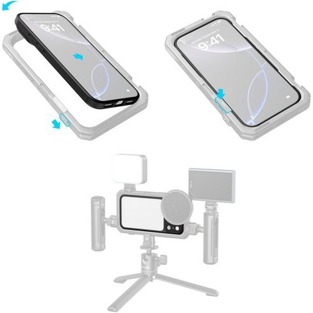 SmallRig 5793 FilMov Lightweight Photography Bumper Case for iPhone 17 Pro Max, Black