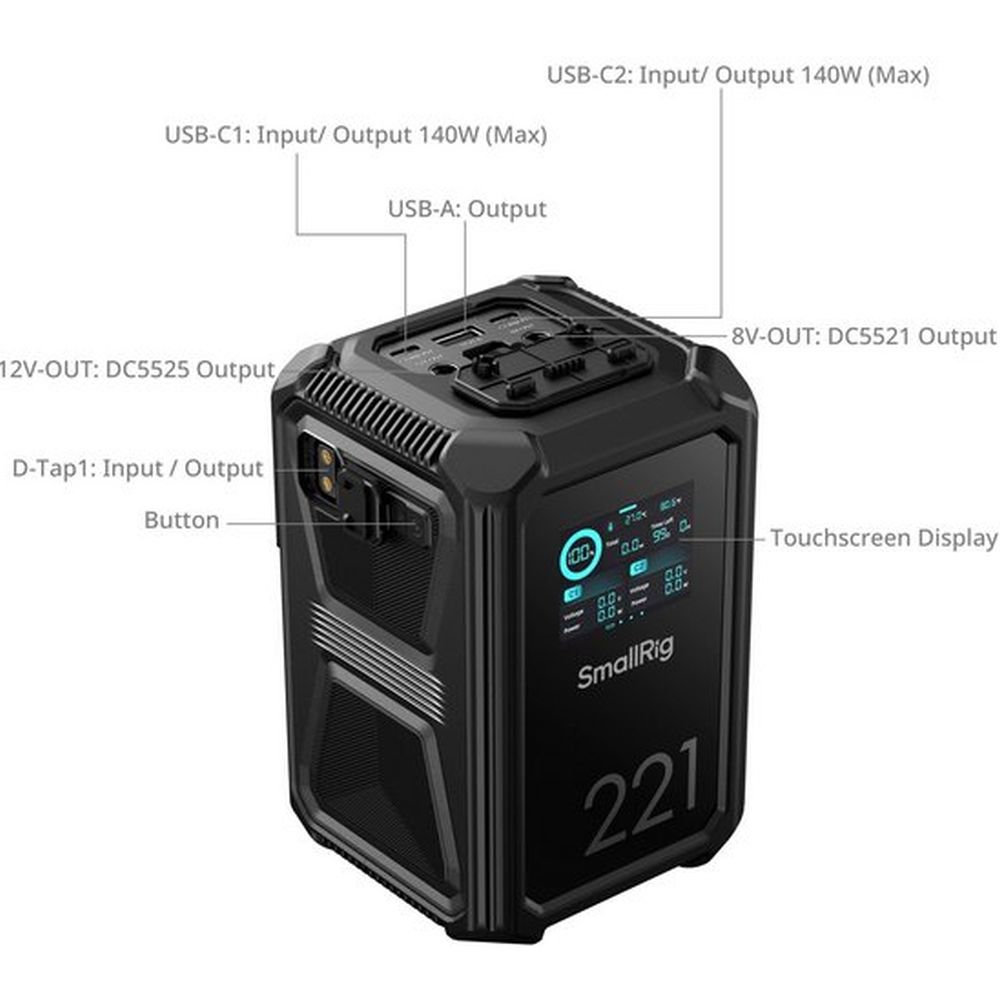 SmallRig 4985 X-Touch Smart Triple-Proof V-Mount Battery X221