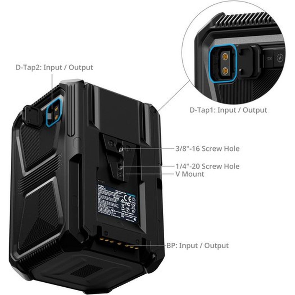 SmallRig 4985 X-Touch Smart Triple-Proof V-Mount Battery X221