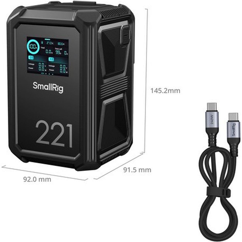 SmallRig 4985 X-Touch Smart Triple-Proof V-Mount Battery X221