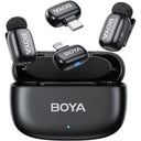 Boya Mini 2 (2 TX + 1 RX USB-C + 1 RX Lightning) black
