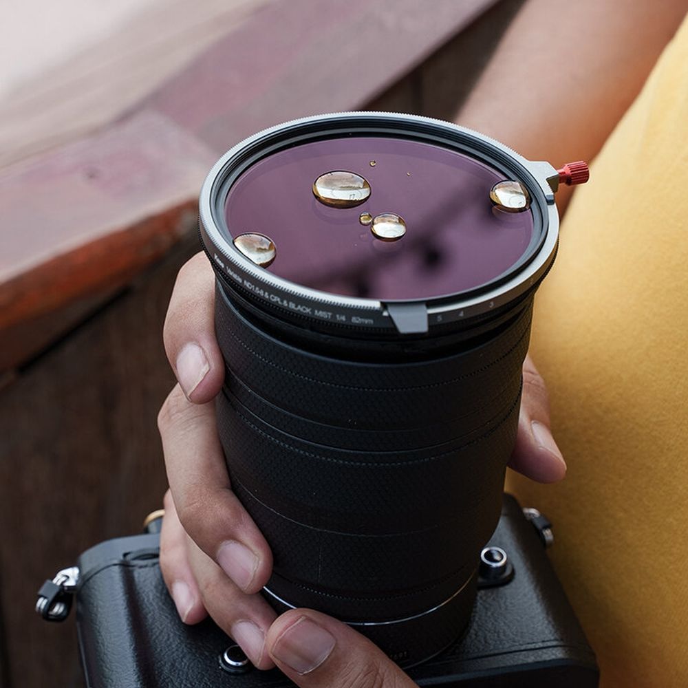 Kase 77mm ND + CPL + Black Mist variable 1.5-8 stop B270