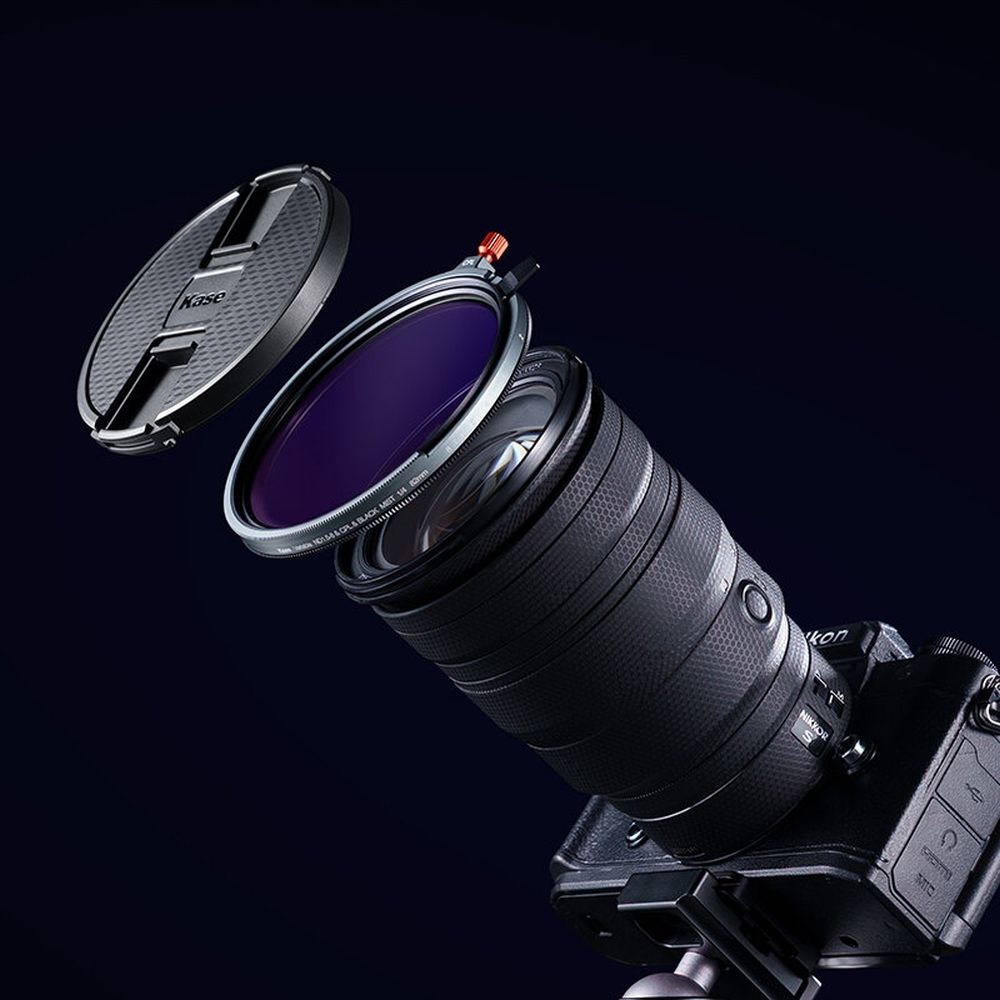 Kase 77mm ND + CPL + Black Mist variable 1.5-8 stop B270