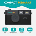 Pora&Co Digital Retro Camera in Black