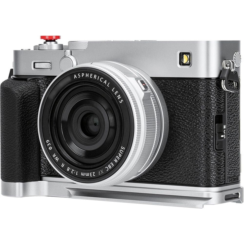 JJC Camera Hand Grip Silver for FUJI X-E5