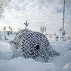 Buteo Photo Gear 3D Leafs Camouflage Net Snow 2.4x3 m