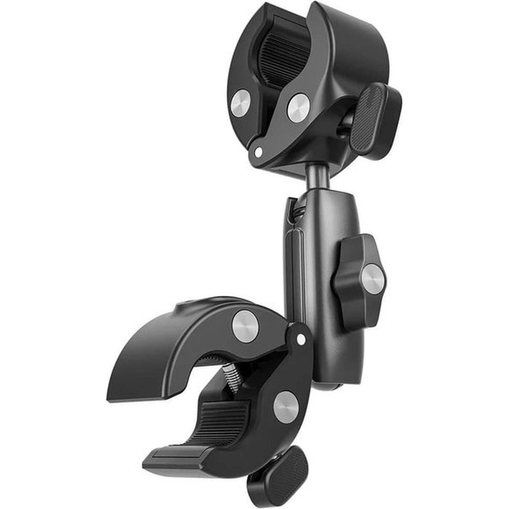 Telesin Dual Crab Claw Clamp Mount - aluminium