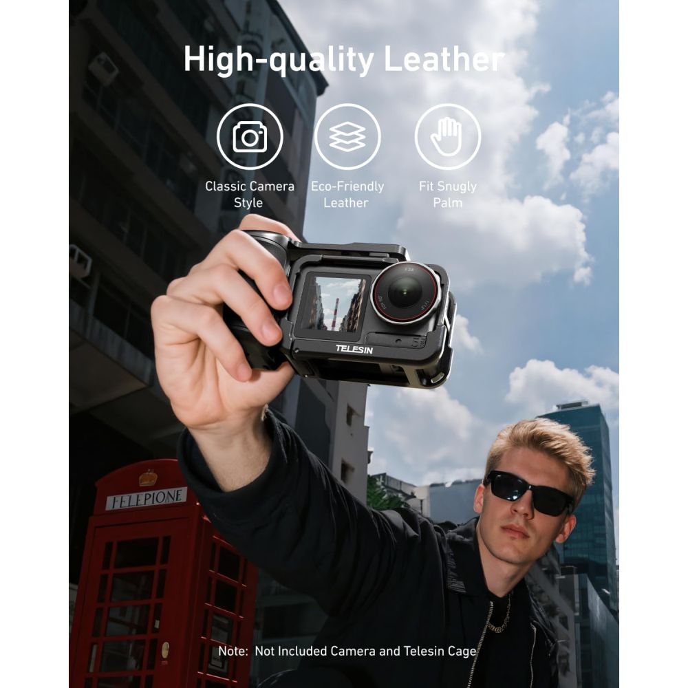 Telesin Street Photography Grip for DJI Osmo Action 3/4/5
