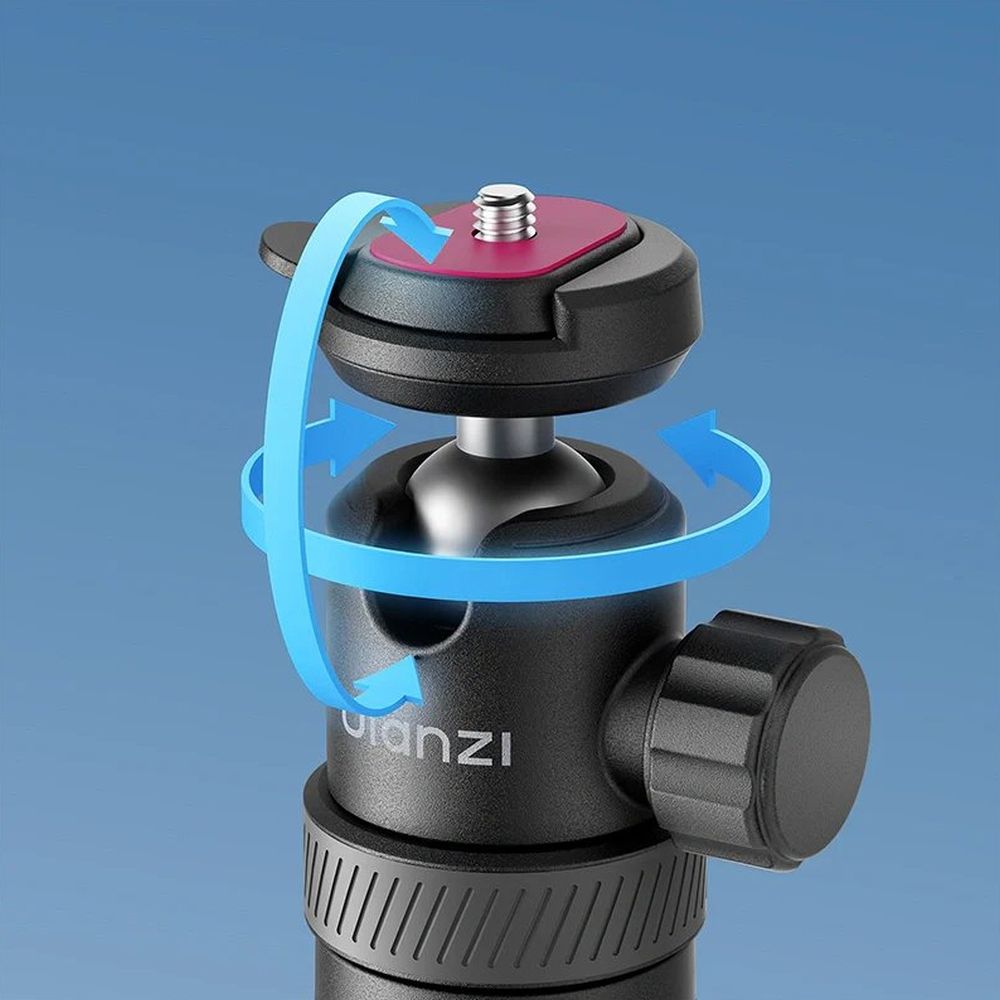 Ulanzi TT24 Auto-Open Selfie Stick Tripod with CKA Ball Head