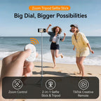 Telesin Auto-Open Selfie Stick Tripod 130cm with remote