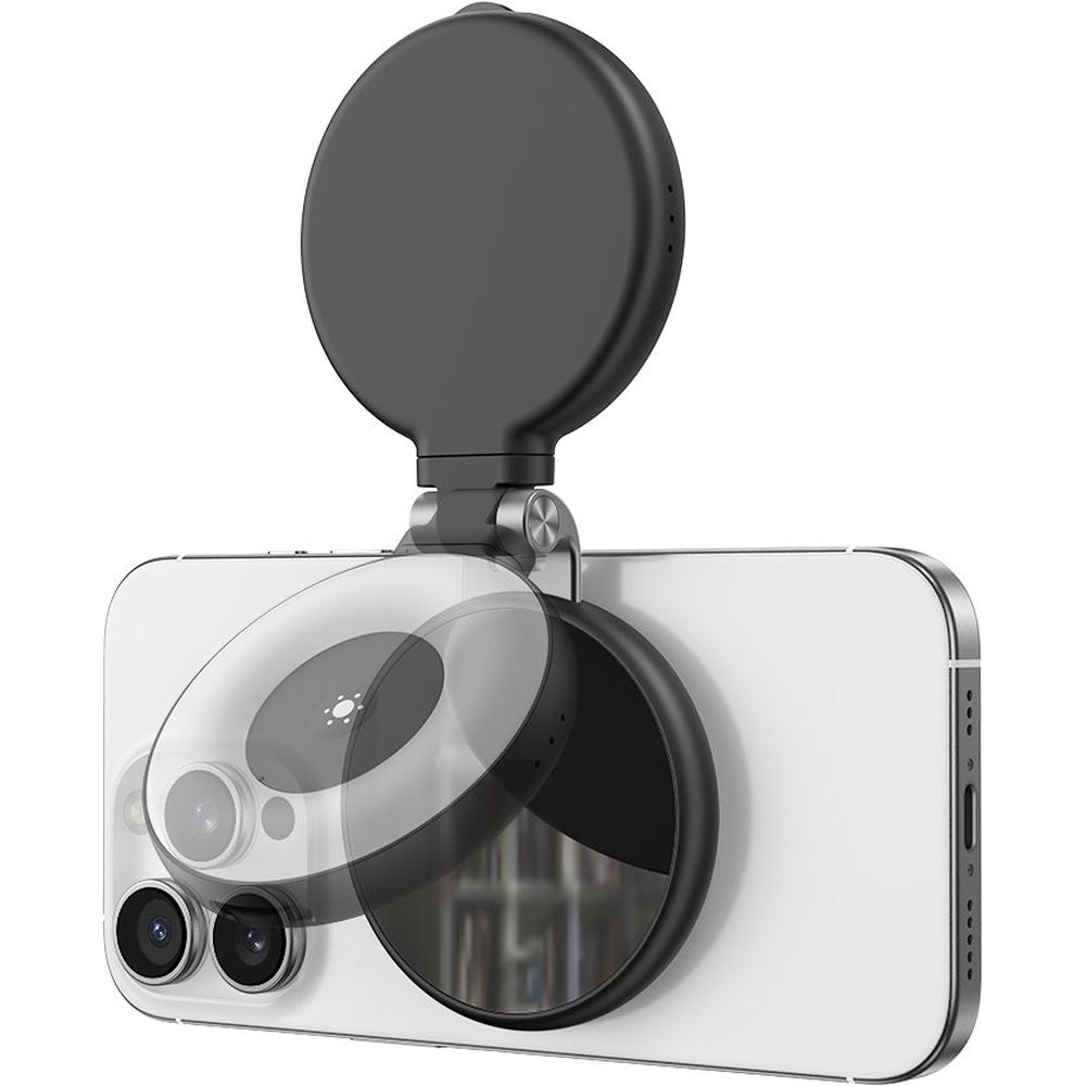 Telesin C03 Selfie Light MagSafe rotatable + mirror - black