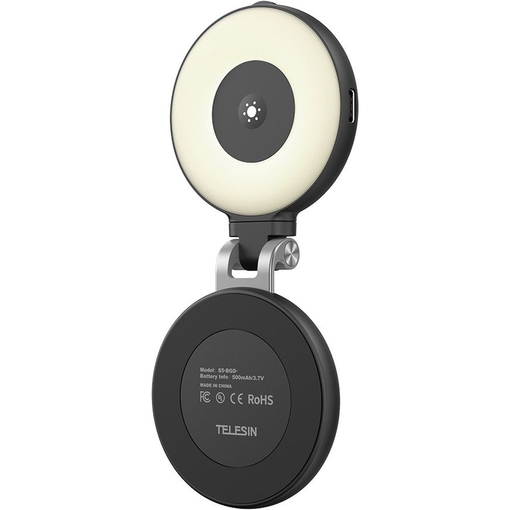 Telesin C03 Selfie Light MagSafe rotatable + mirror - black