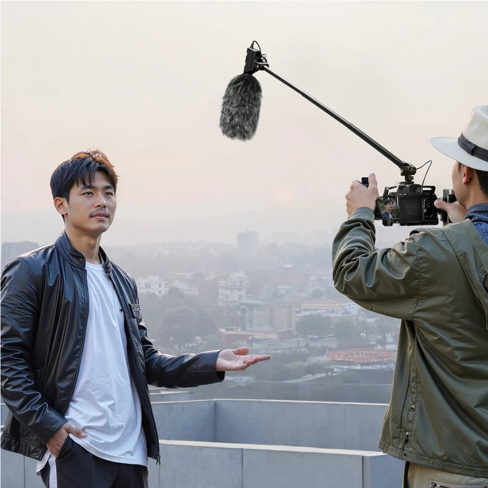 Ulanzi ZJ08 Boom camera arm for microphone with cable