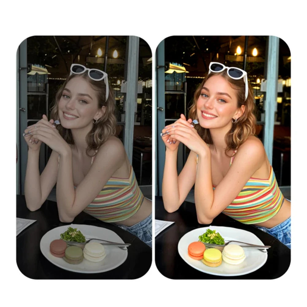 Telesin Mini Selfie Ring Light with Smartphone Clip - White
