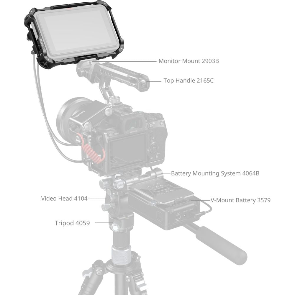 SmallRig 5708 Monitor Cage Kit for Atomos Ninja TX