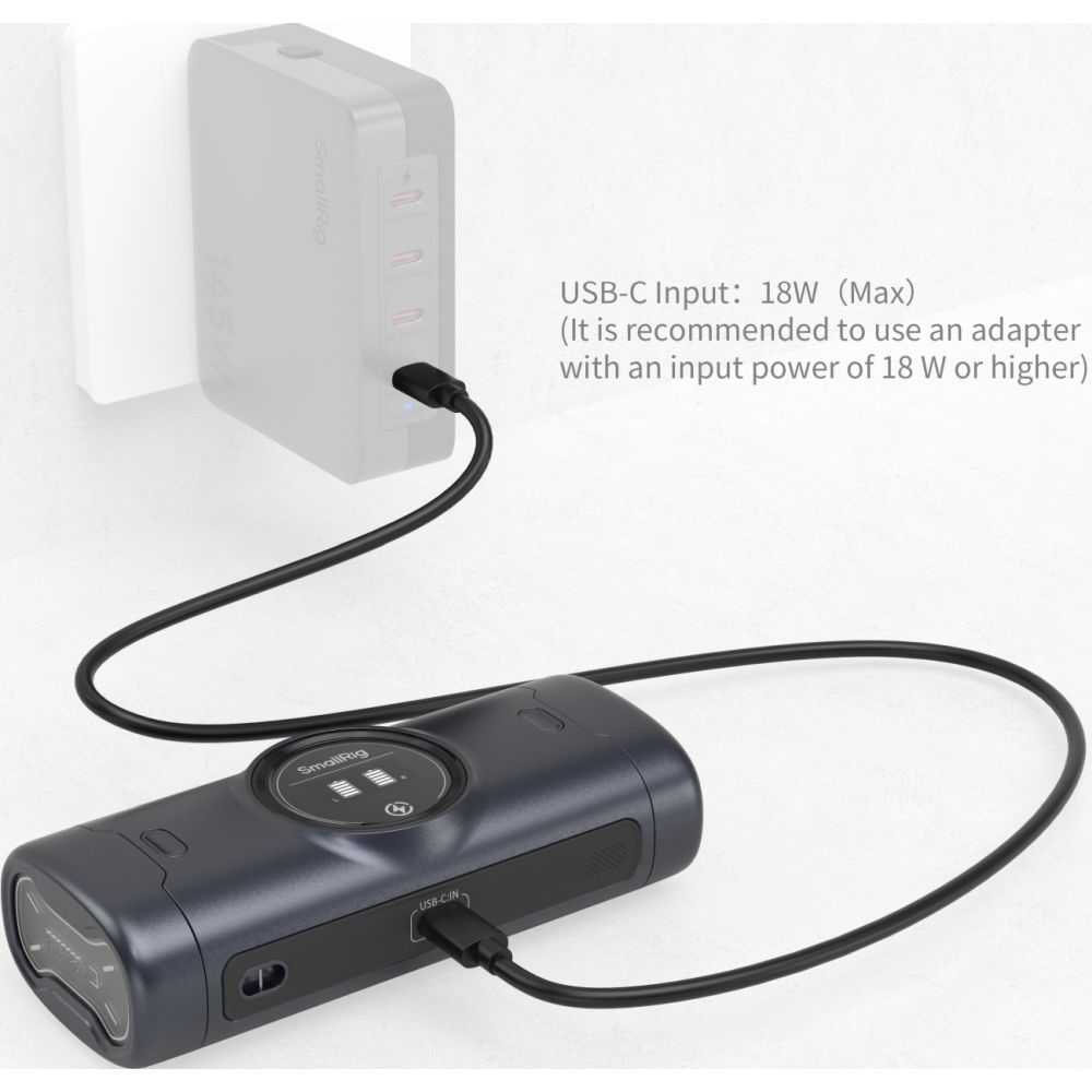 SmallRig 5105 Portable Charger Case for LP-E6P Camera Batteries