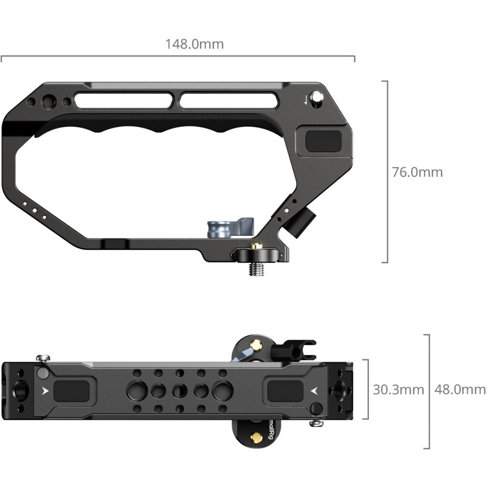 SmallRig 5661 D-Style Top Handle with NATO Clamp