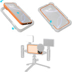 SmallRig 5792 FilMov Lightweight Photography Bumper Case for iPhone 17 Pro, Orange