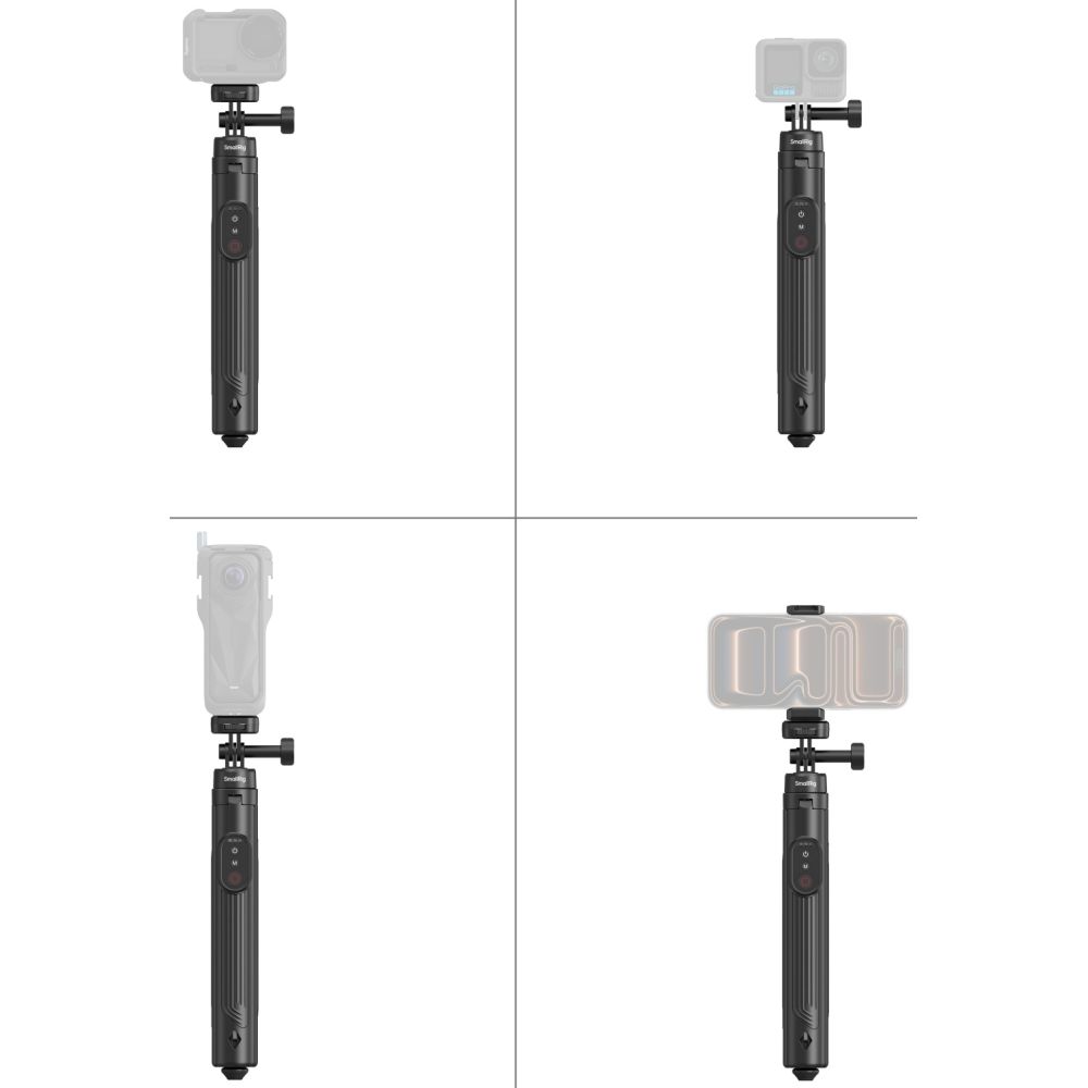 SmallRig 5464 Selfie Tripod for Action Cameras & Phones