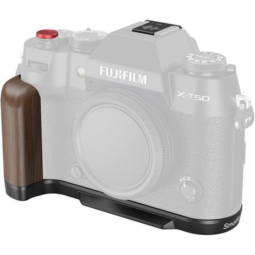 SmallRig 4784C Wooden L-shaped Grip for Fujifilm X-T50 (Black)