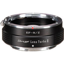 Zhongyi Mitakon Turbo Mark II Lens Adapter 0.726x – Canon EF to Nikon Z