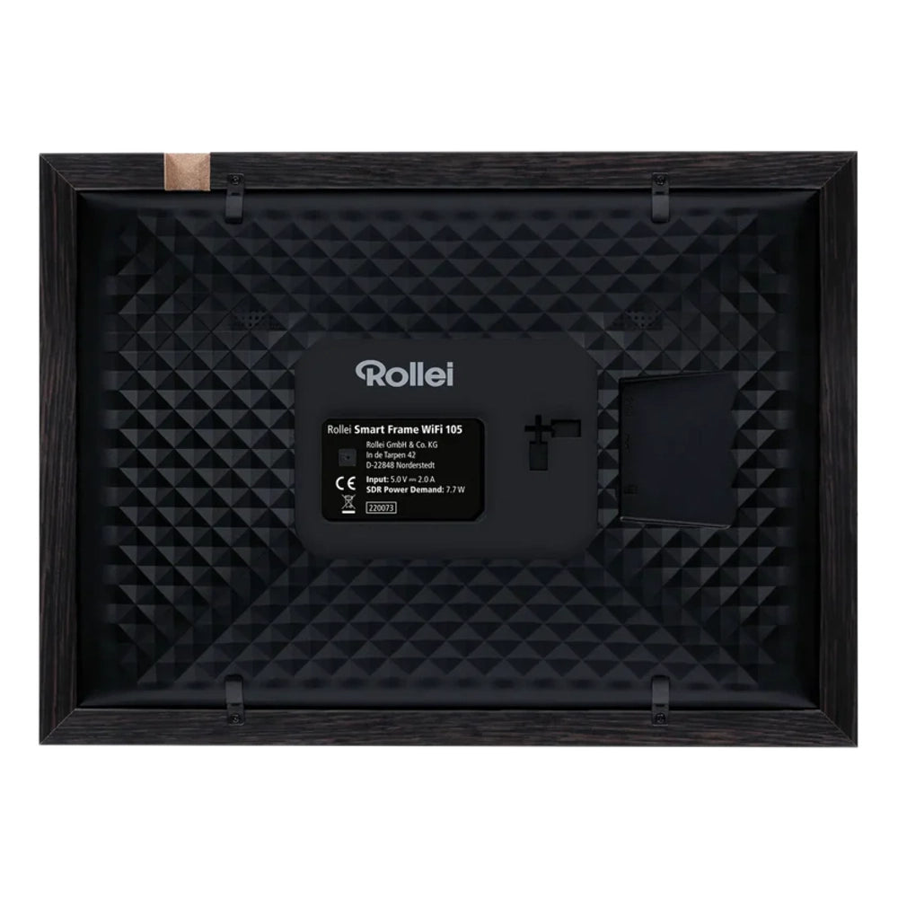 Rollei Smart Frame WiFi 105 Wooden Bl