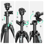 Ulanzi GlideGo JJ05 Photo Tripod Carbon with tilting arm