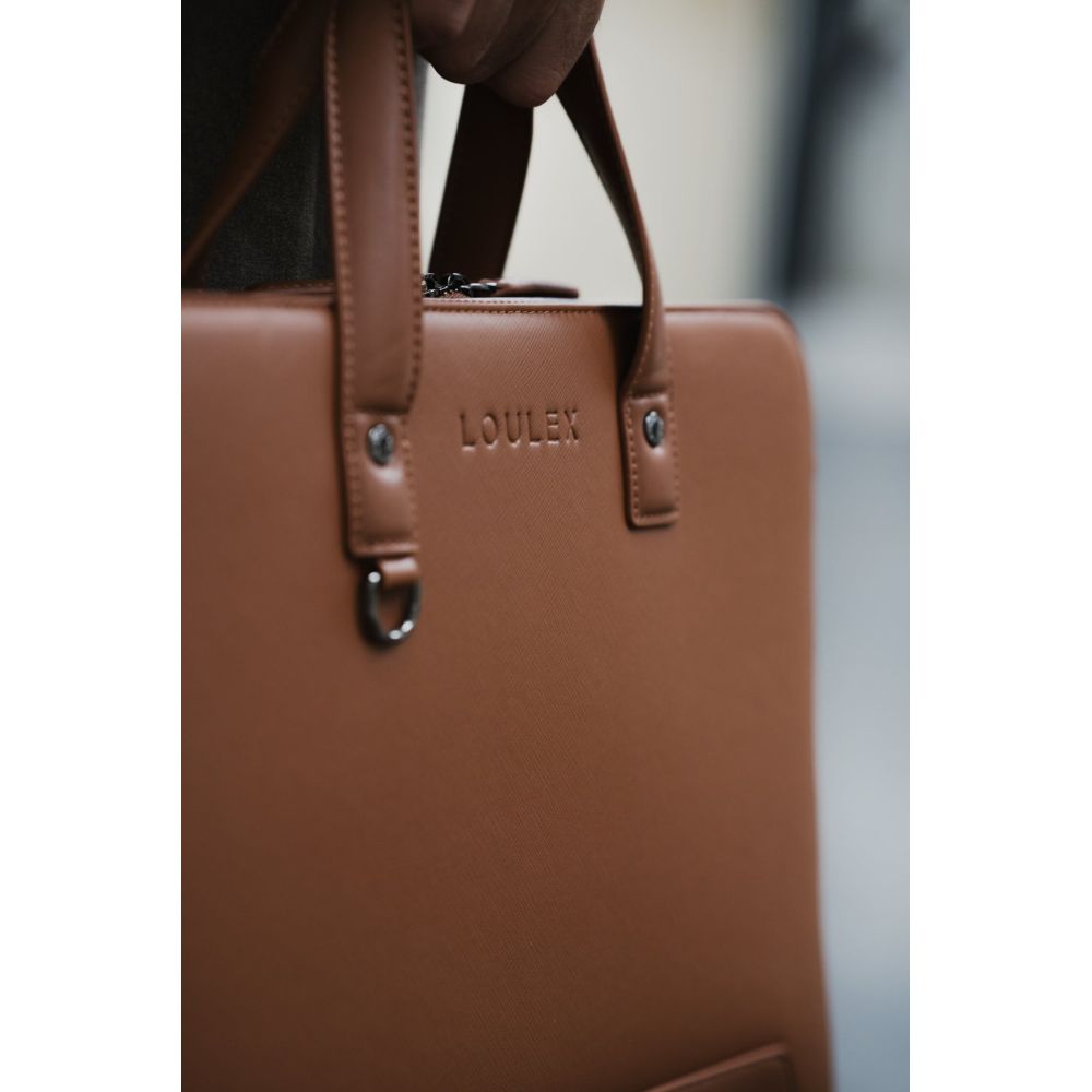 Loulex Briefcase brown
