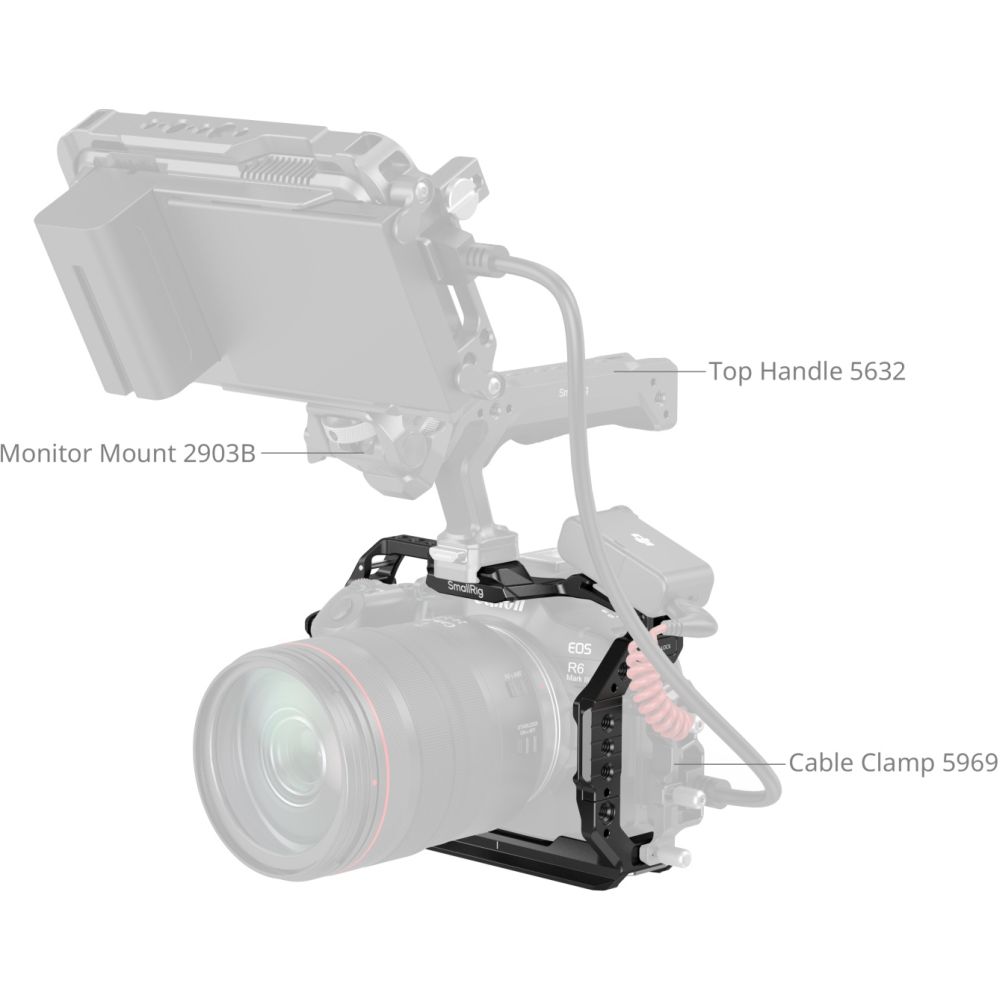 SmallRig 5954 "HawkLock" Quick Release Cage for Canon EOS R6 Mark III / R6 Mark II