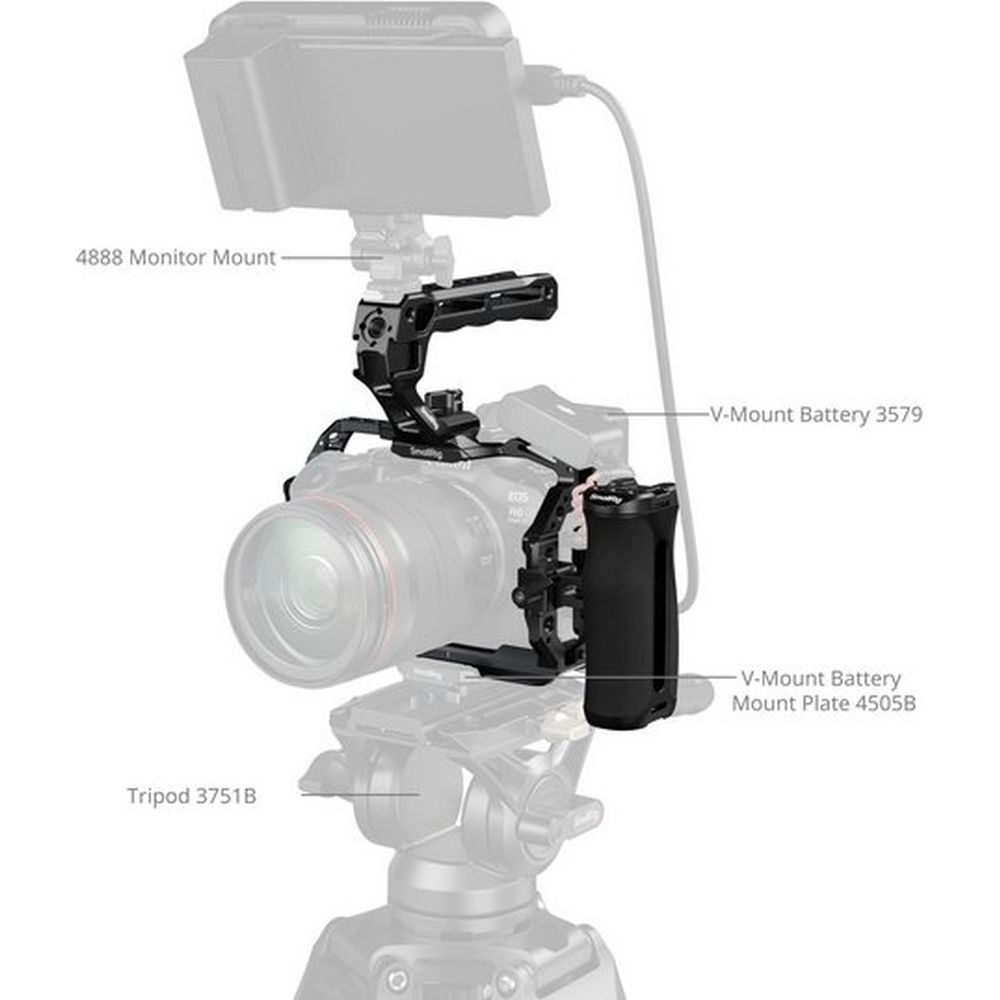 SmallRig 5956 Cage Basic Kit for Canon EOS R6 Mark III / R6 Mark II (Advanced Edition)