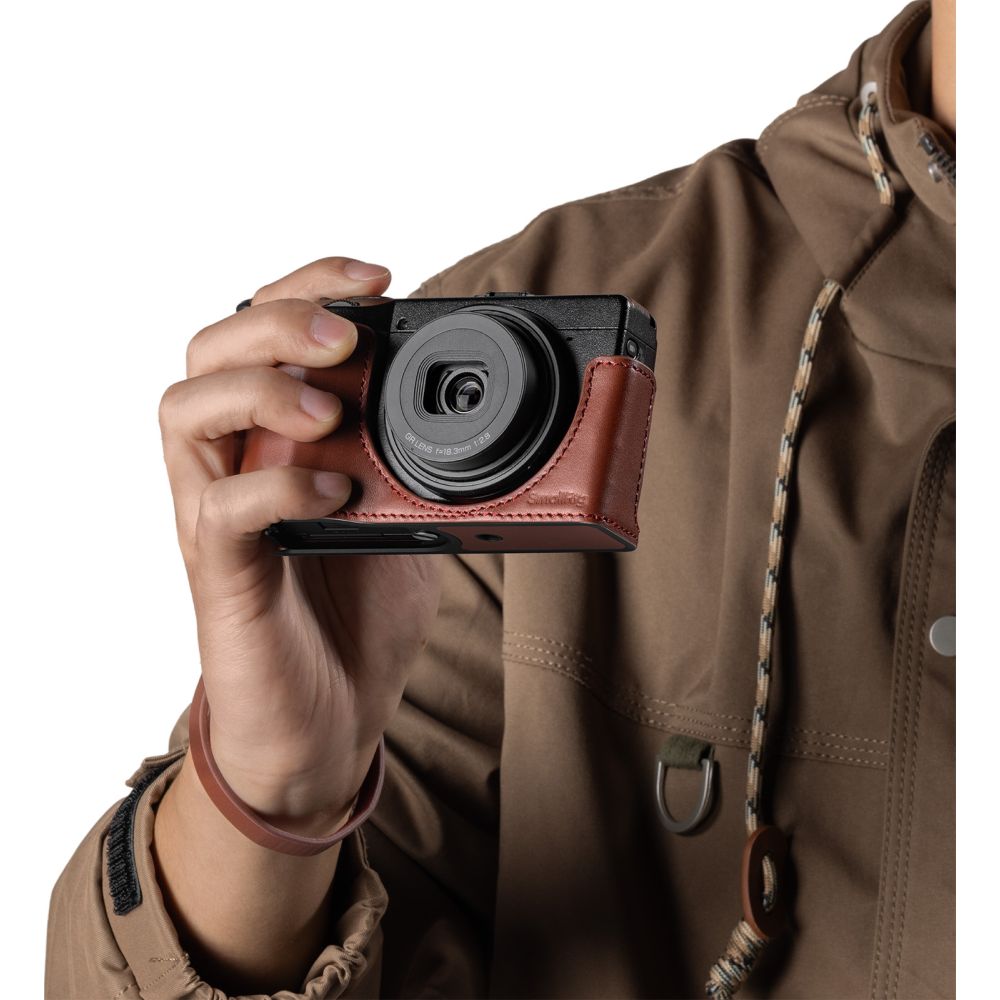 SmallRig 5678 Leather Case Kit for RICOH GR IV / GR III / GR IIIx / GR III HDF / GR IIIx HDF, Red