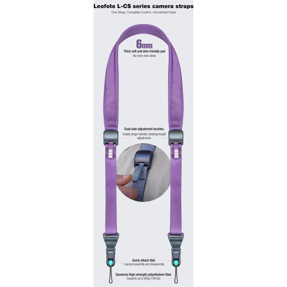 Leofoto Camera strap gray