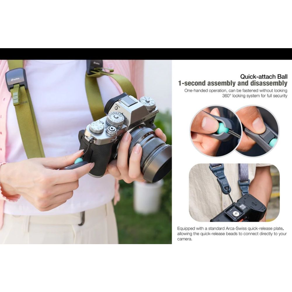 Leofoto Camera strap gray