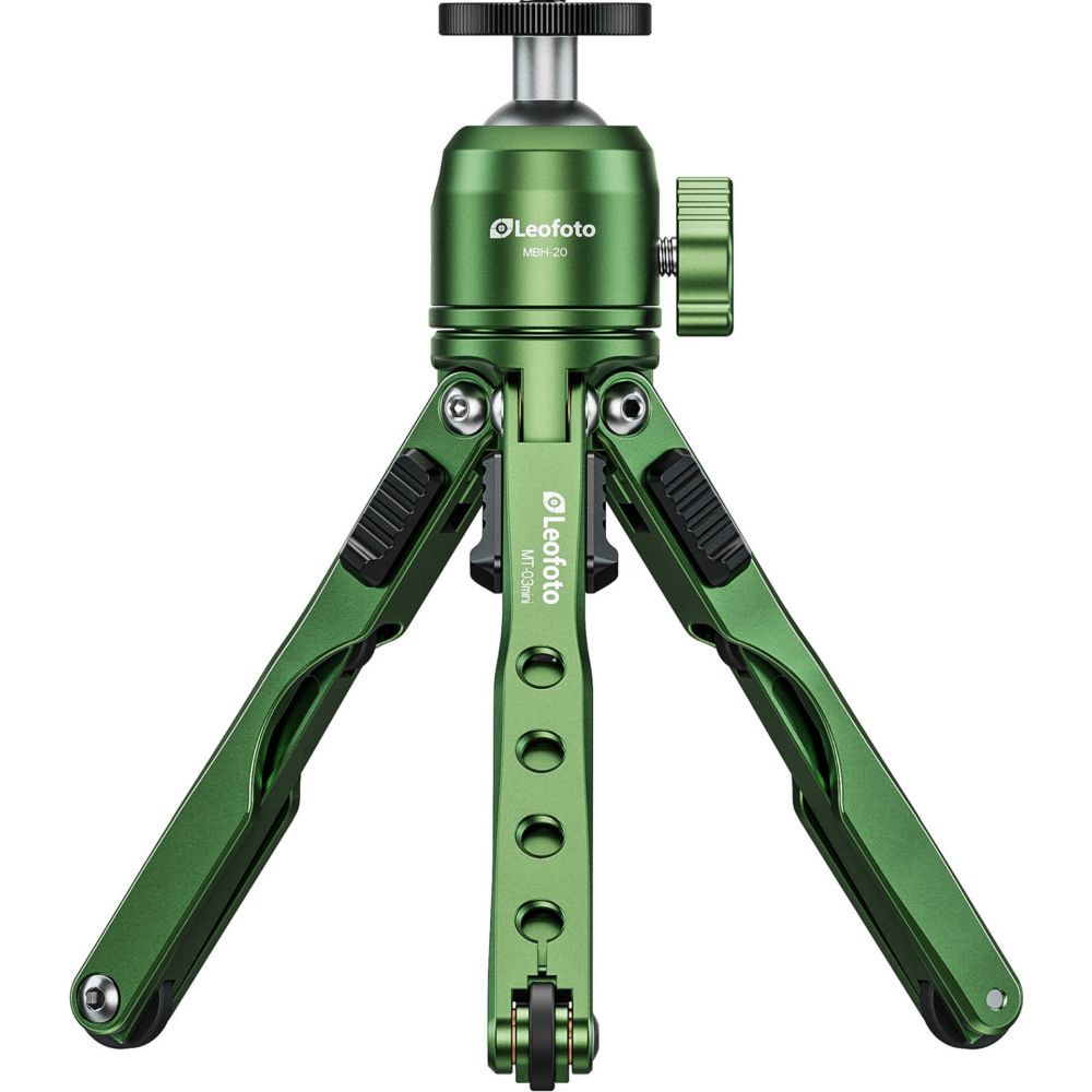 Leofoto MT-03mini table tripod + MBH-20 ballhead (green)