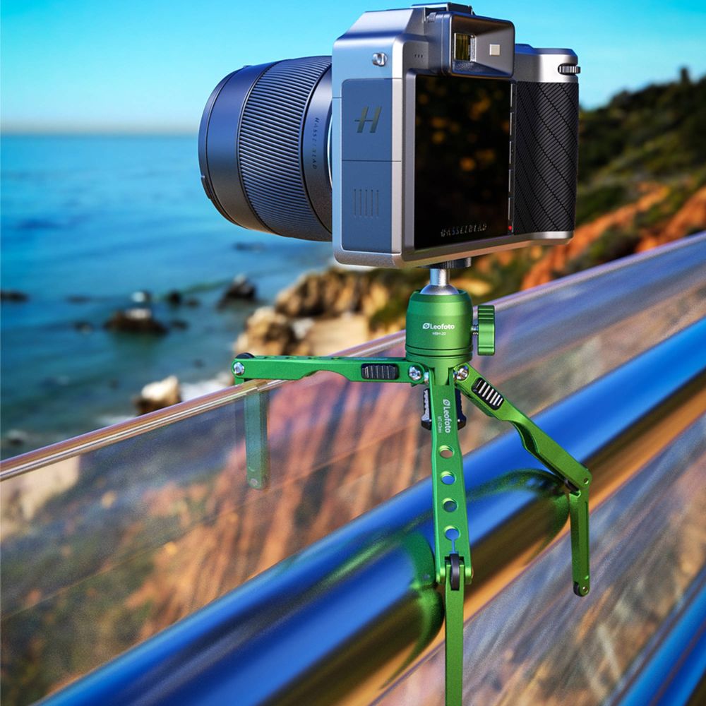 Leofoto MT-03mini table tripod + MBH-20 ballhead (green)