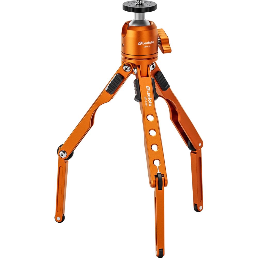 Leofoto MT-03mini table tripod + MBH-20 ballhead (orange)