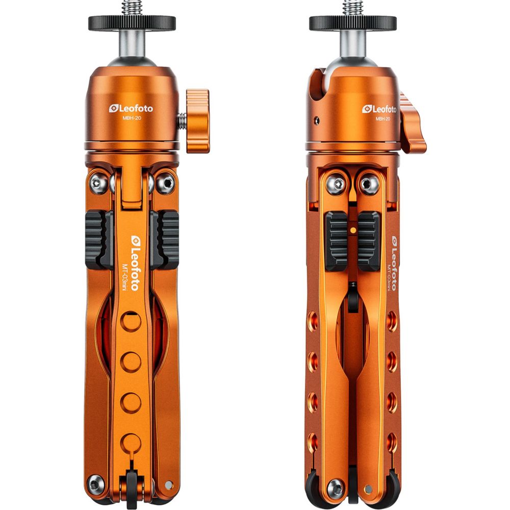 Leofoto MT-03mini table tripod + MBH-20 ballhead (orange)