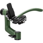 Leofoto PG-3SL Carbon Fiber Gimbal Head with long handle - green