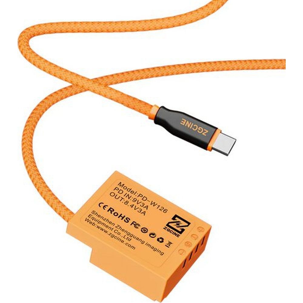 ZGCINE USB-C to W126 Dummy Battery Cable