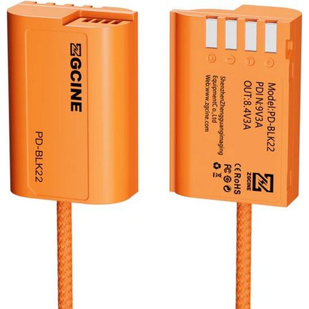 ZGCINE USB-C to BLK22 Dummy Battery Cable