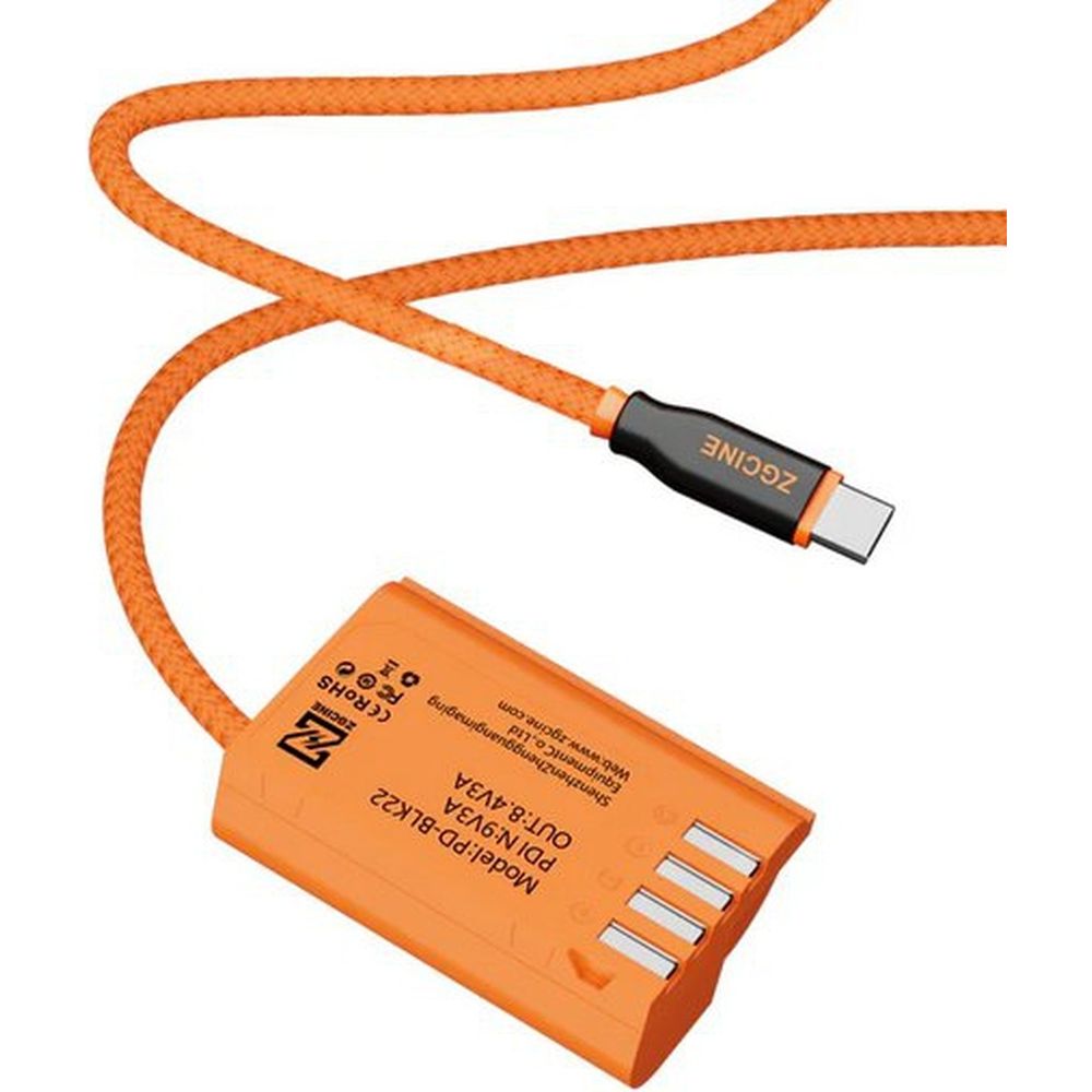 ZGCINE USB-C to BLK22 Dummy Battery Cable