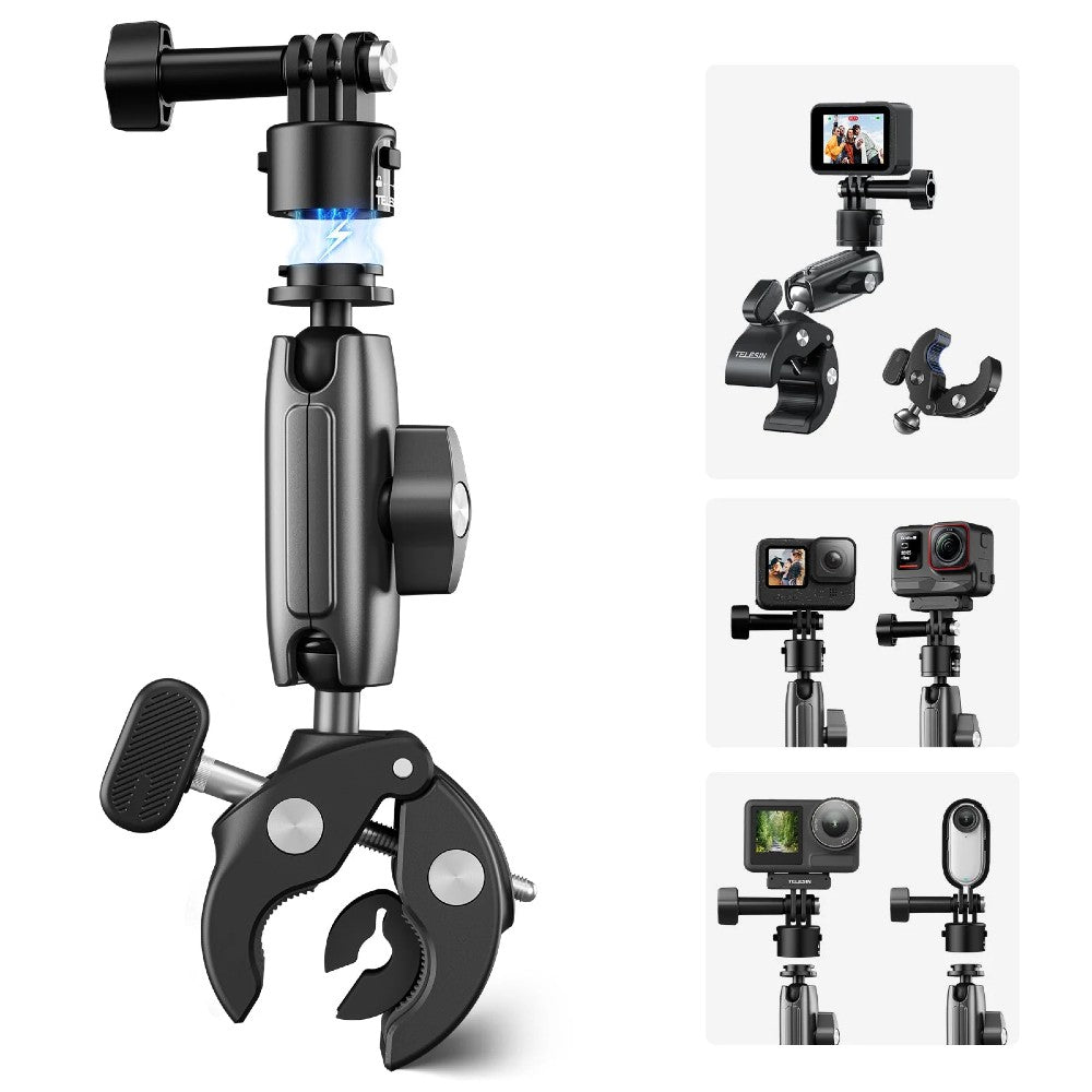Telesin Quick-Release Tube Clamp for DJI