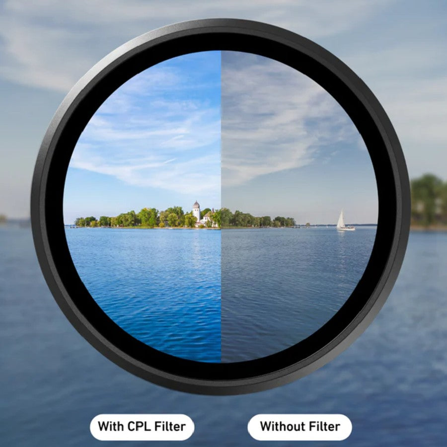 Telesin CPL + UV + VND Filter Kit for DJI Osmo Action 6