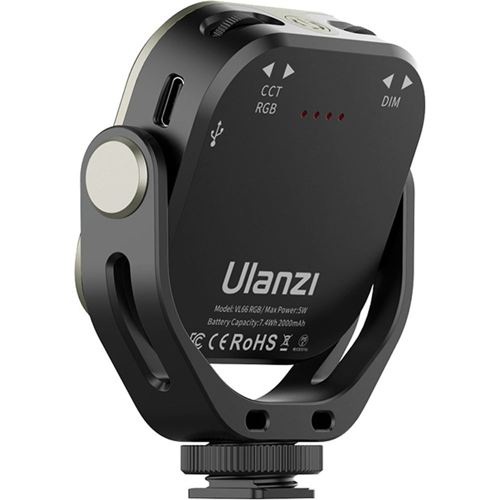 Ulanzi VL66 RGB tilting LED video light