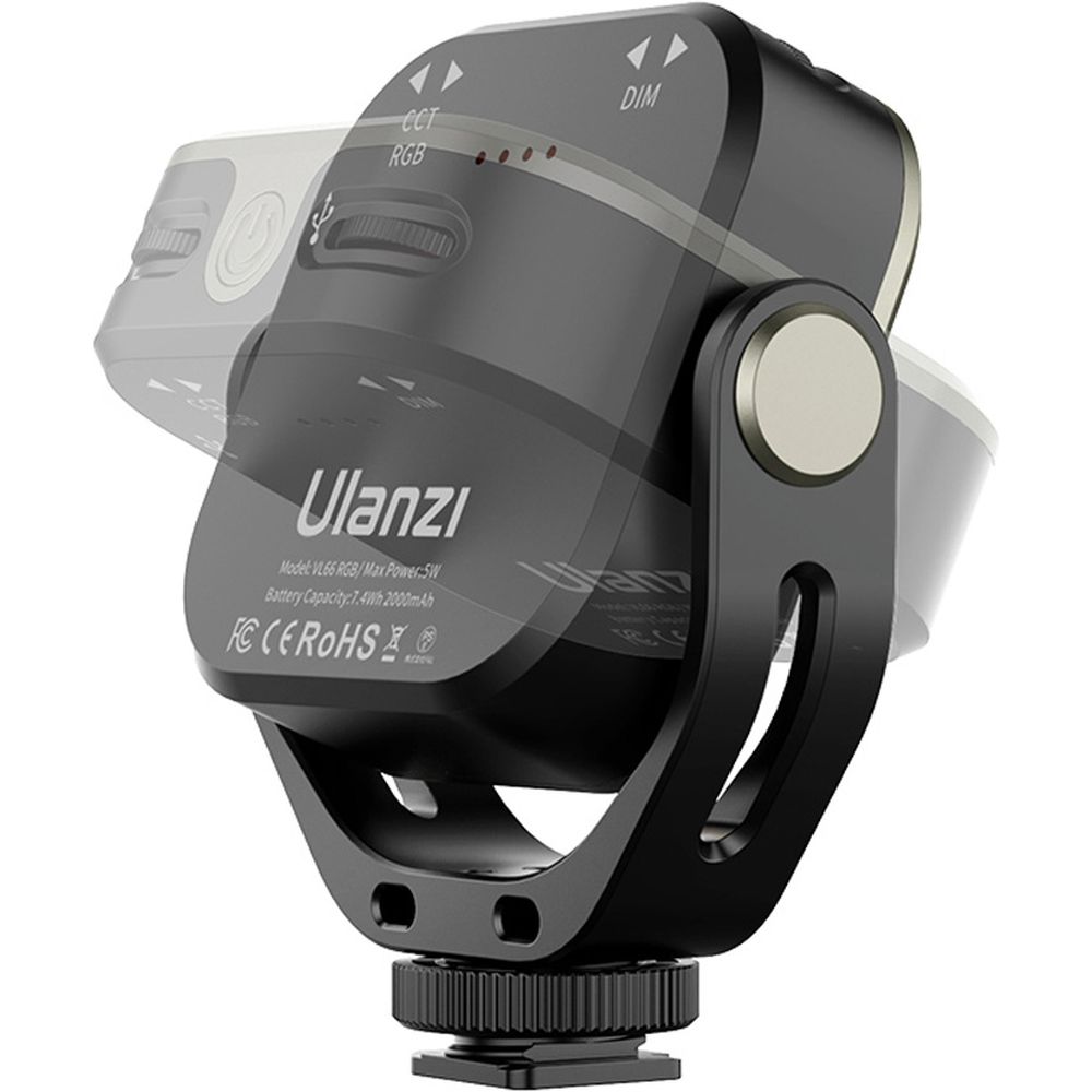 Ulanzi VL66 RGB tilting LED video light