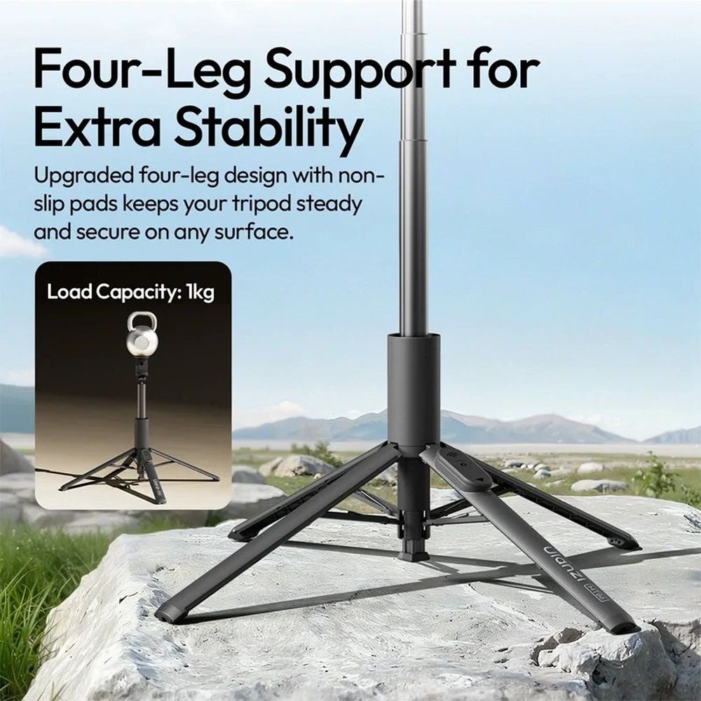 Ulanzi MT86 Quadpod Auto-Open Tripod 150cm with Clamp - White