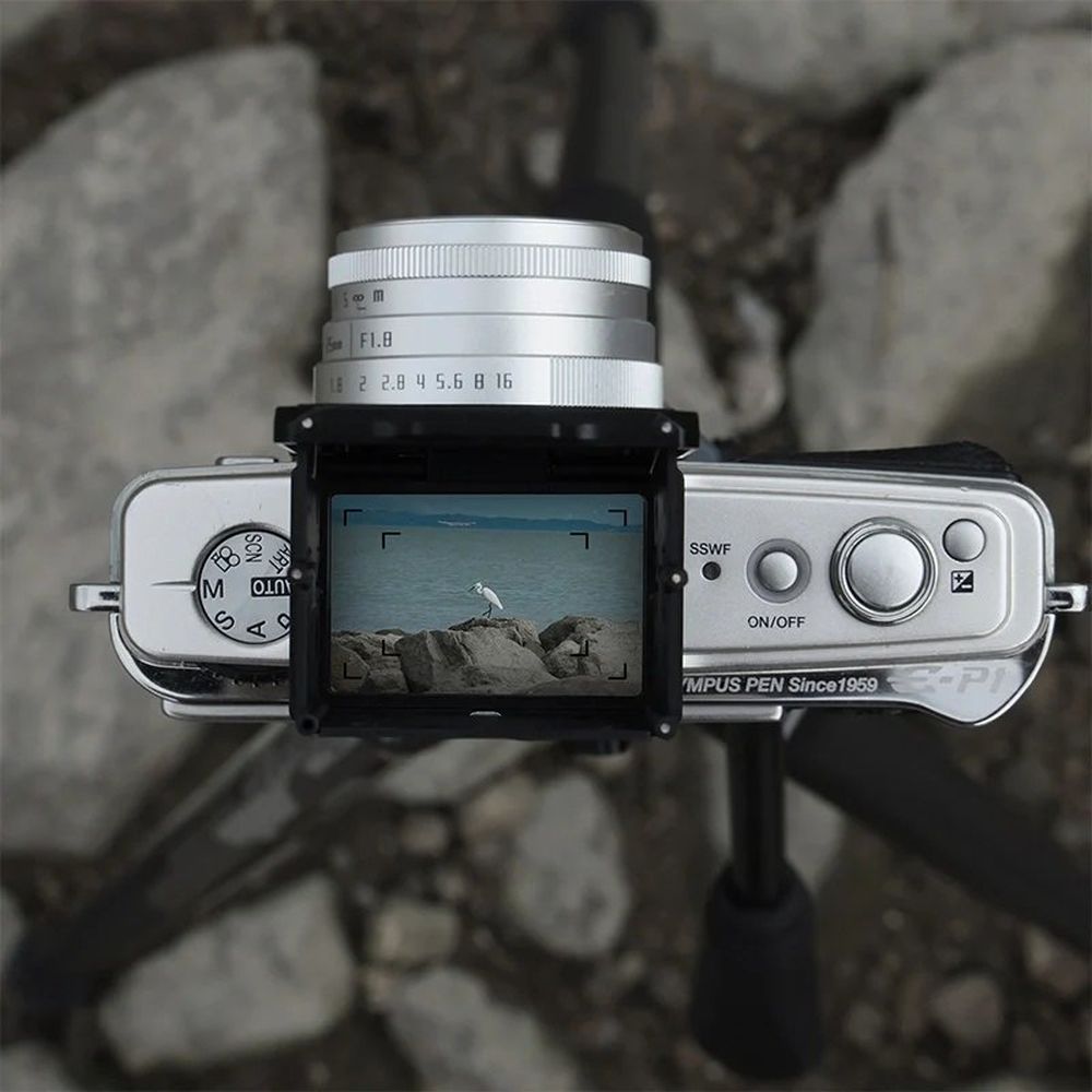 Ulanzi VF01 Pop-up Waist-Level Viewfinder - silver